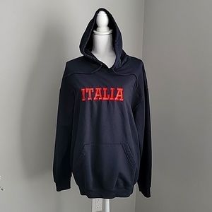 Unisex Black "Italia" Hoodie
